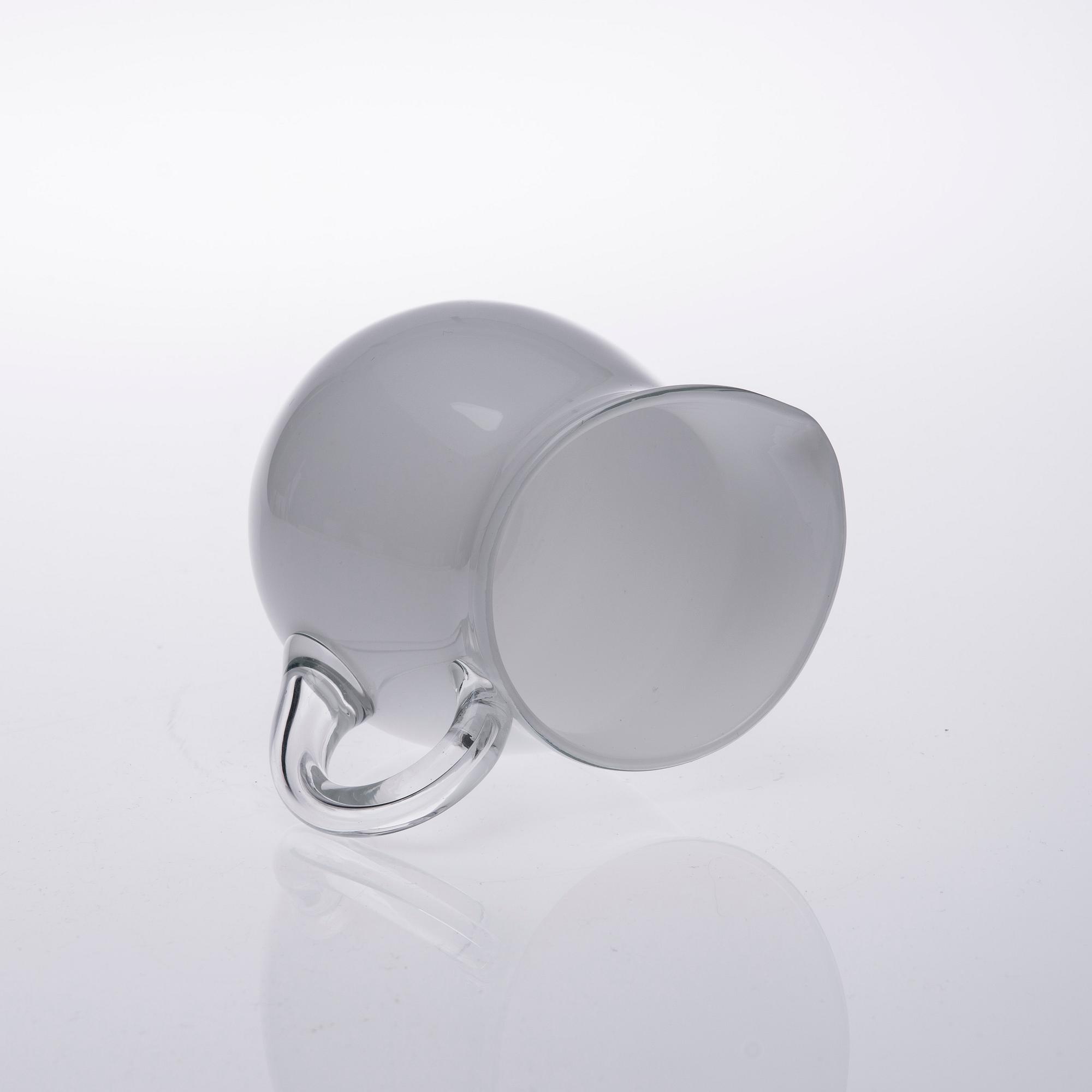 KANNA samt DRICKSGLAS, 6 st, Maire Gullichsen, Iittala. Formgivna 1950-tal.