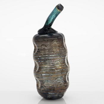 Oiva Toikka, lasiesine, signeerattu Oiva Toikka Nuutajärvi Notsjö.