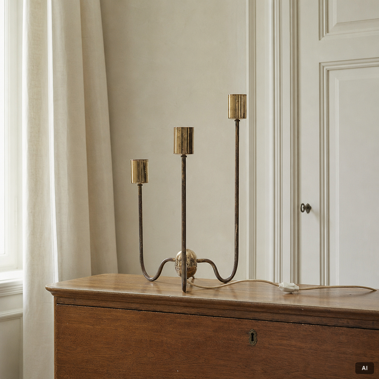 Josef Frank, bordslampa, modell 2468, Firma Svenskt Tenn.