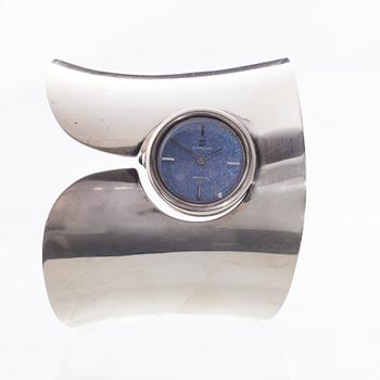 ARMBANDSUR, dam, Sarcar Geneve, armband i sterlingsilver 1972, HN Helsingfors 1972 .