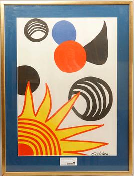 ALEXANDER CALDER, efter, färglitografi, numr 112/300, sign i trycket.