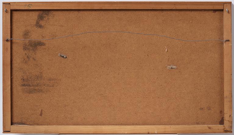 Fritz Grahn, blandteknik på pannå, signerad och daterad -64.