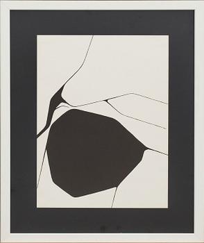 PABLO PALAZUELO, litografi, ur Derrière le Miroir nr 137 1973.