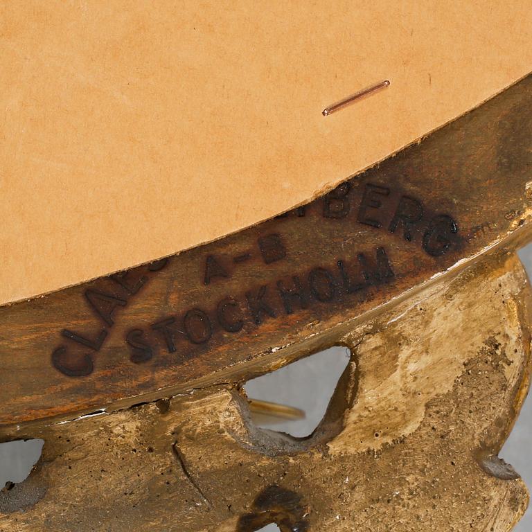 SPEGELLAMPETT, gustaviansk stil, märkt Claes Hultberg, Stockholm, 1900-talets första hälft.