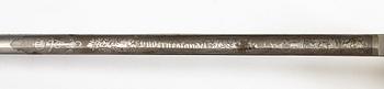 A Swedish naval officer's sword 1878 pattern.