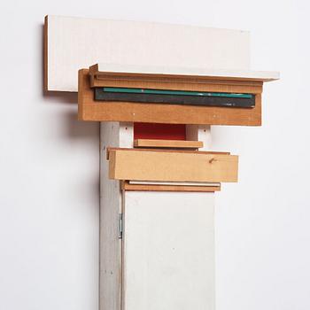 John Kandell, unikt skåp, ”Hortensiaskåpet”, utfört av Kandell i sin egen ateljé 1984.