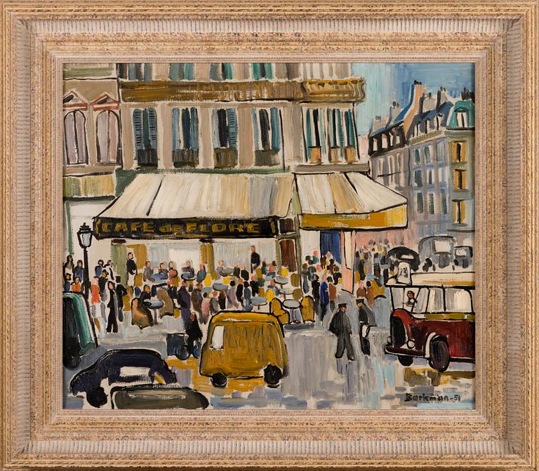 BÖRJE BARKMAN, oil on canvas, signed.