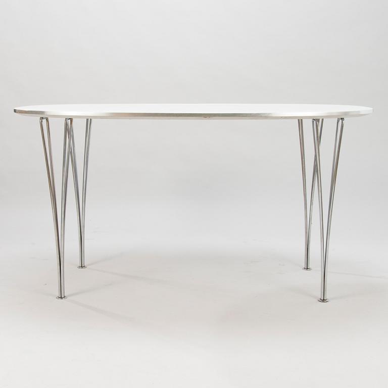 BRUNO MATHSSON & PIET HEIN, RUOKAPÖYTÄ, "Supperellips", . Fritz Hansen, Tanska.