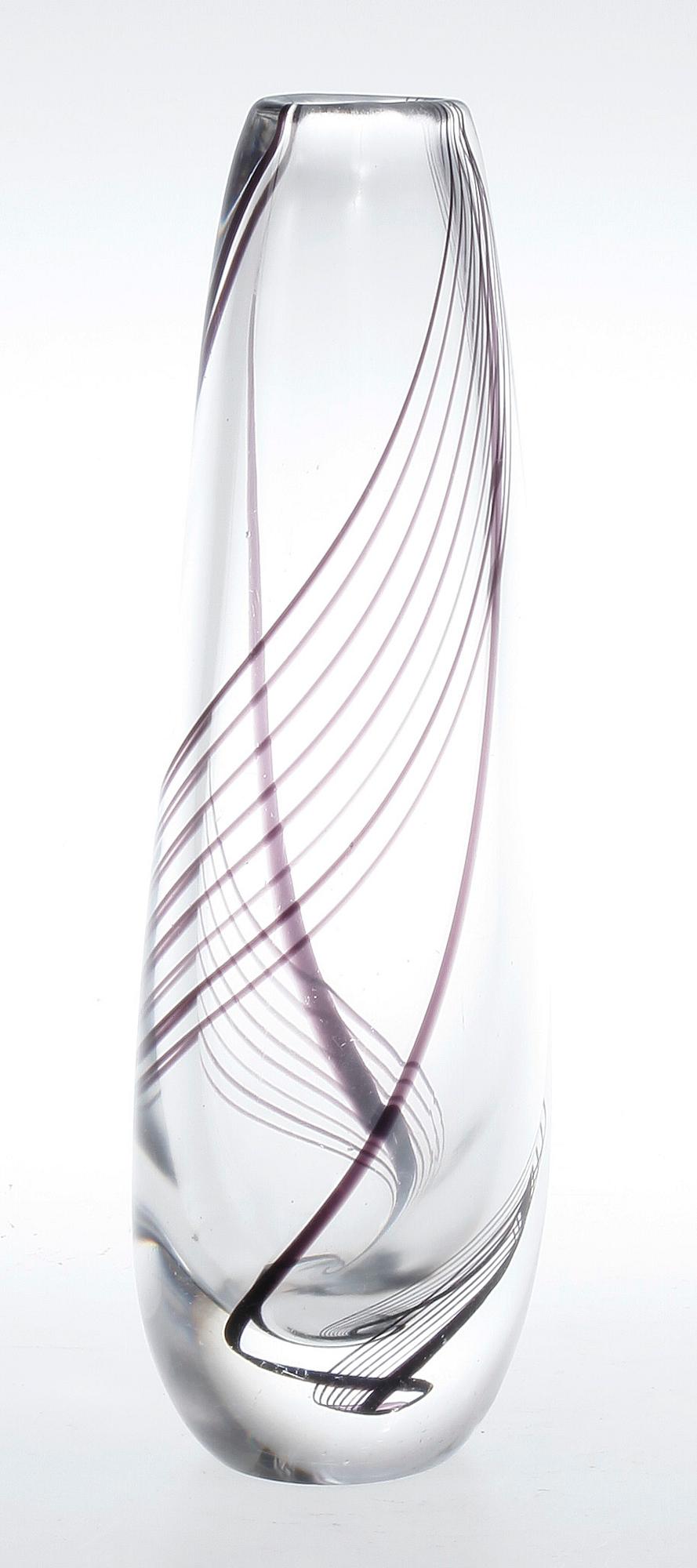 VAS, glas, Vicke Lindstrand, Kosta, 1950/60-tal.