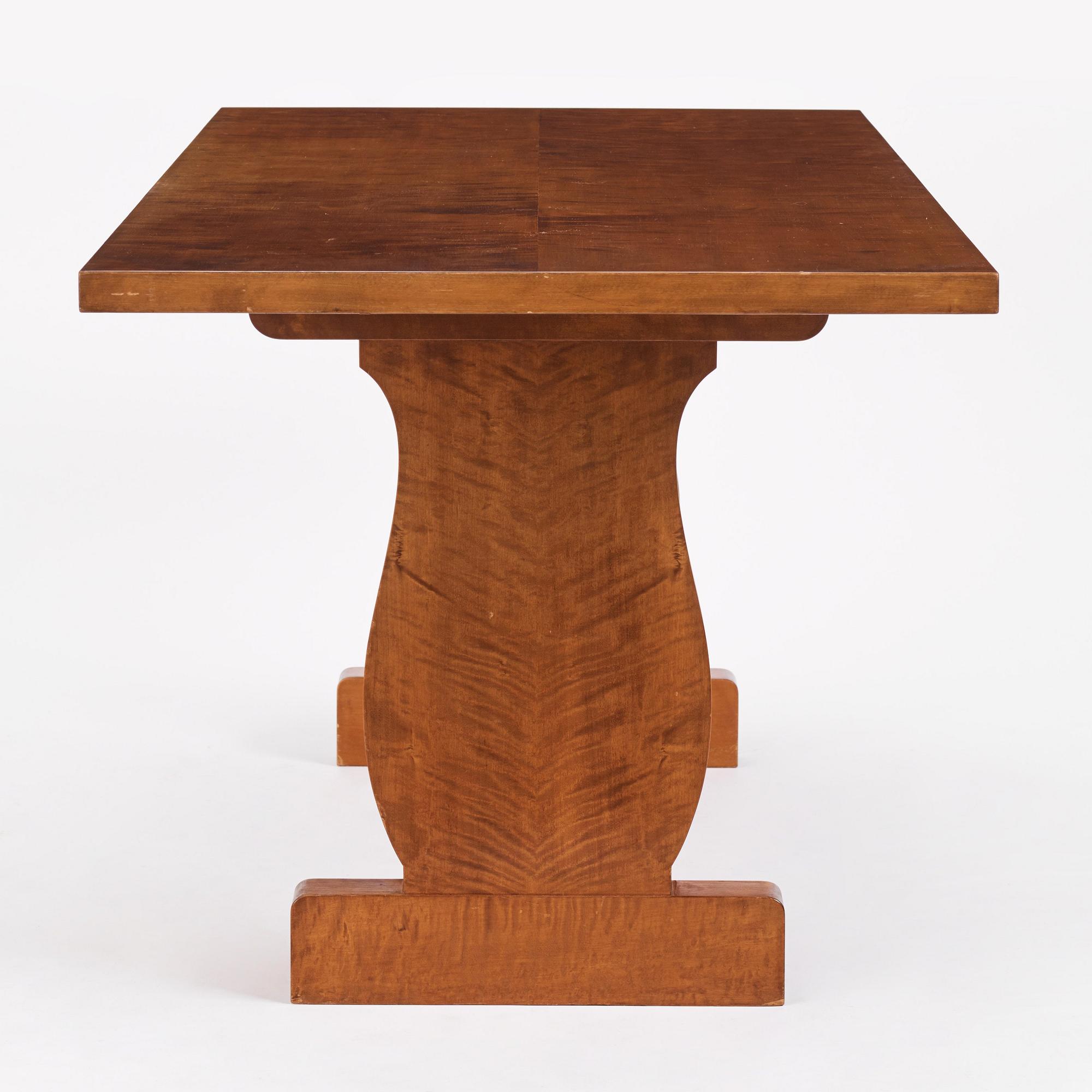Carl Malmsten, a "Svensk Björk" (Swedish Birch) table, Swedish Grace, 1930s.
