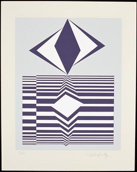 VICTOR VASARELY, mapp med 7 färgserigrafier, signerade o numrerade 131/250.
