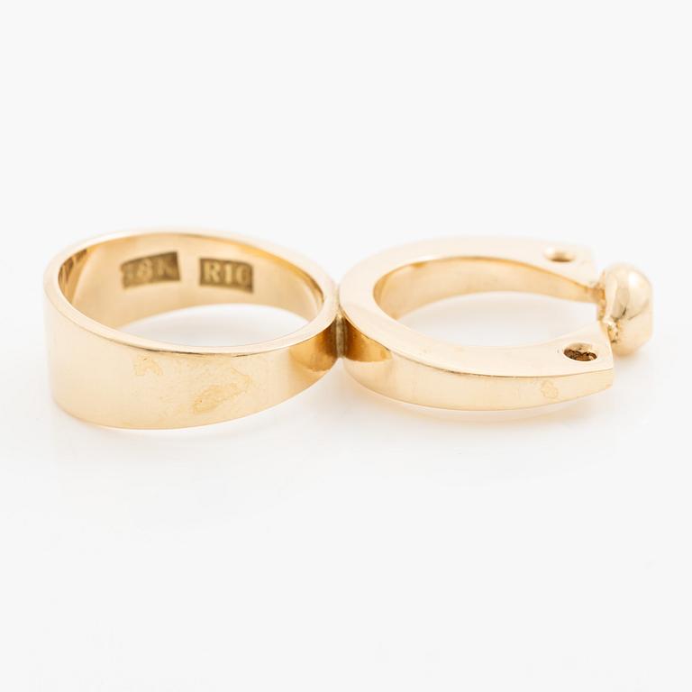 Sven-Erik Högberg, a ring, 18K gold, Gothenburg 1991.