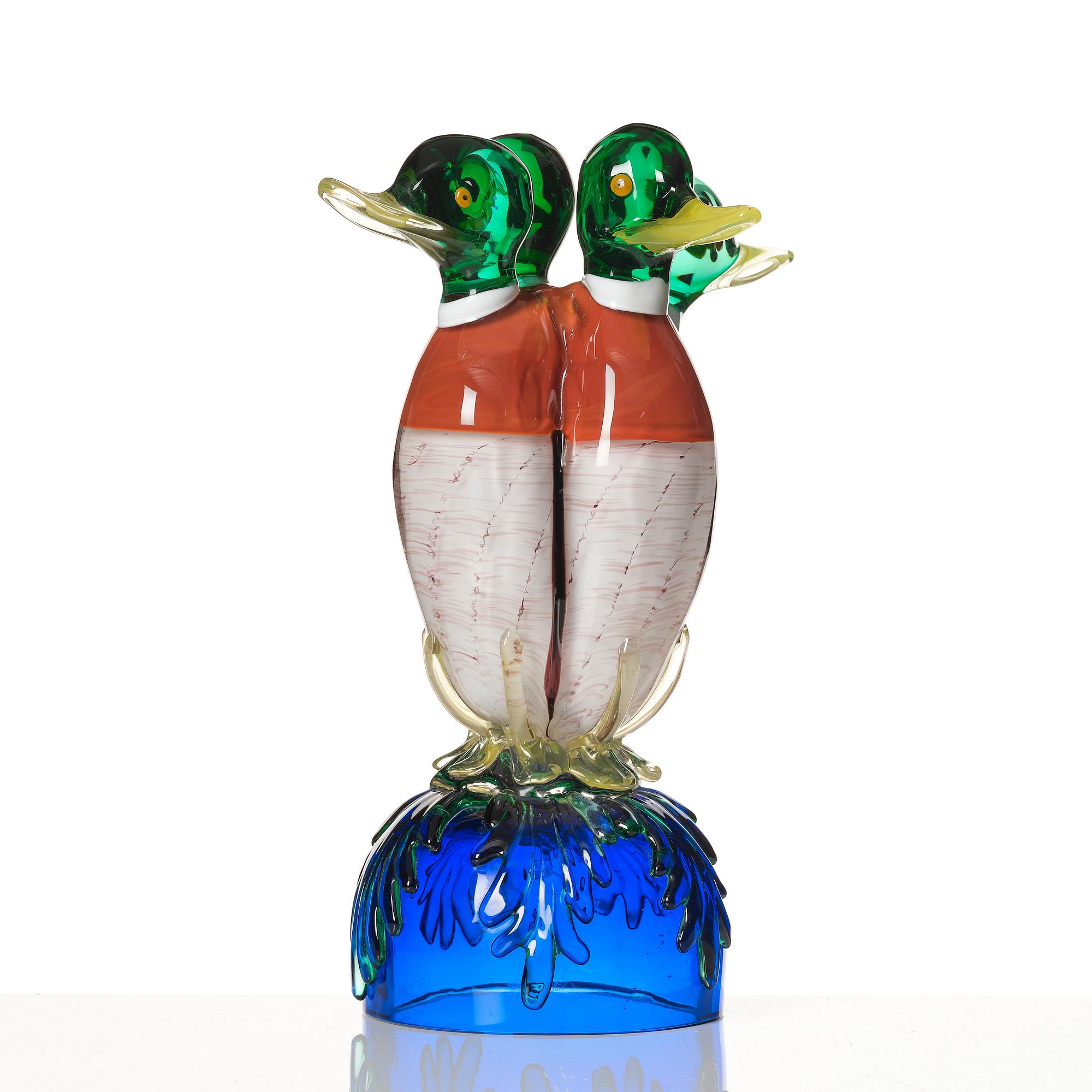 Ernst Billgren, "Väktare", skulptur, Berengo Studio, Murano 2000, ed. 2/6.