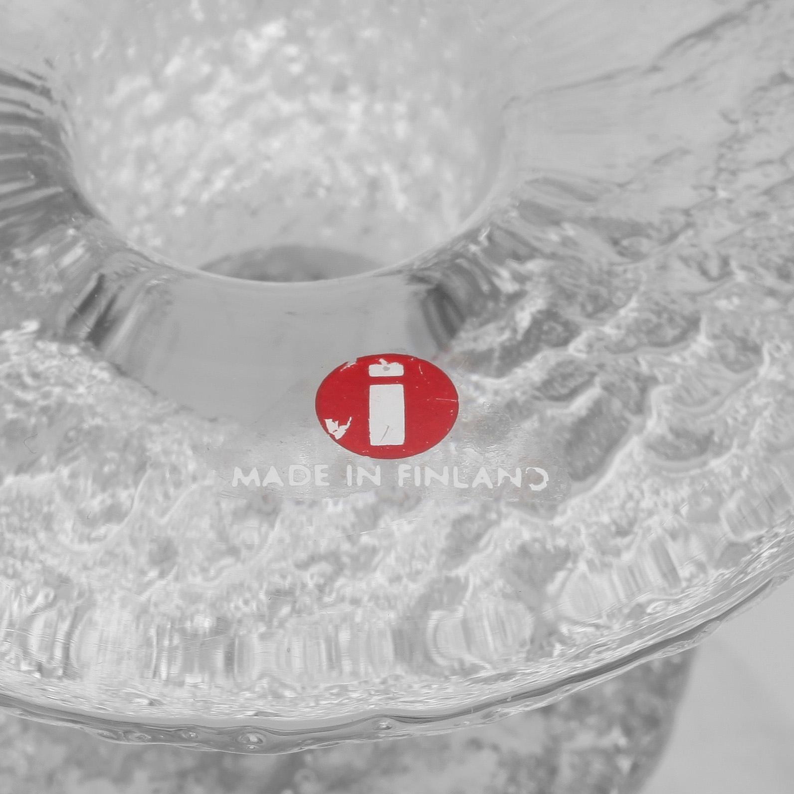 LJUSSTAKAR, 8 st, "Festivo", Timo Sarpaneva, Iittala.