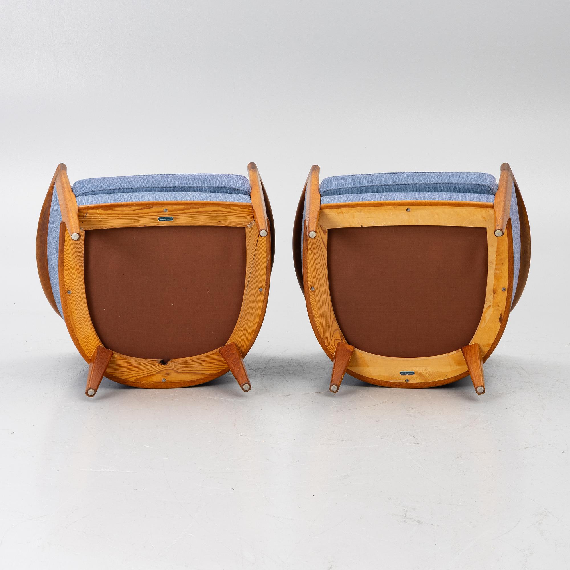 Armchairs, a pair, “Fabiola”, Bröderna Andersson.