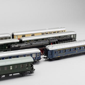 MÄRKLIN, samling lok och vagnar, 1900-talets andra hälft.