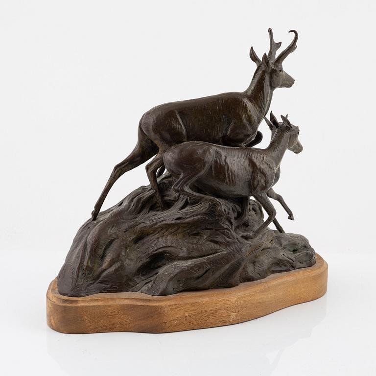 Kent Ullberg, 'Pronghorn pyramid'.