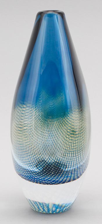 VAS, glas, "Kraka", Sven Palmqvist, Orrefors, signerad.