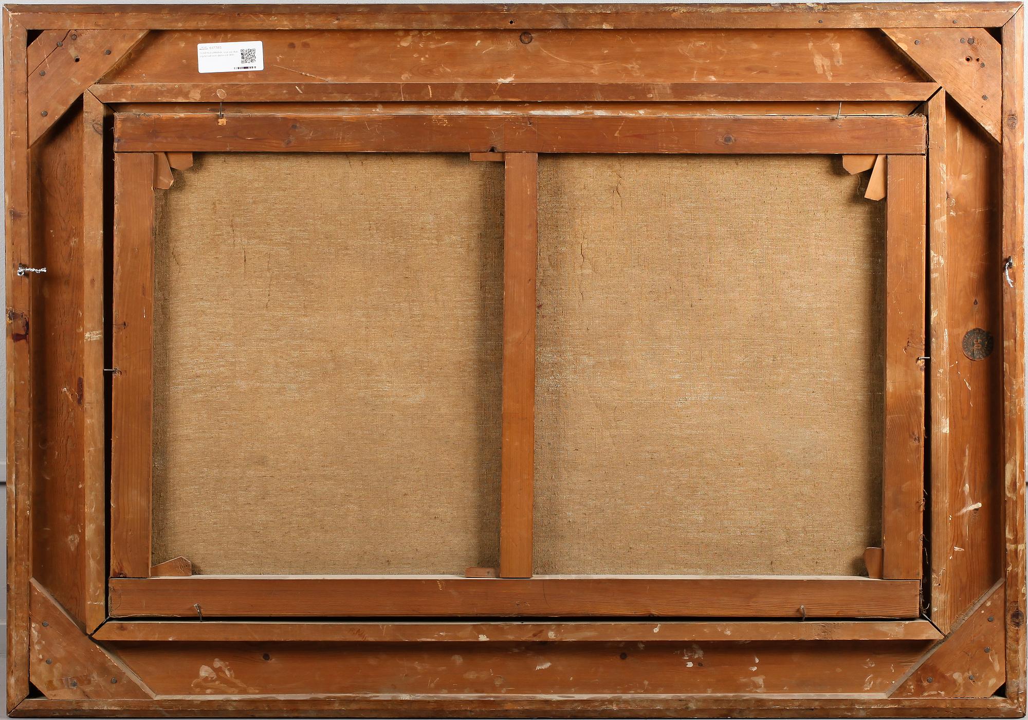 IVAR NAUMANN, olja på duk, signerad och daterad 1891.