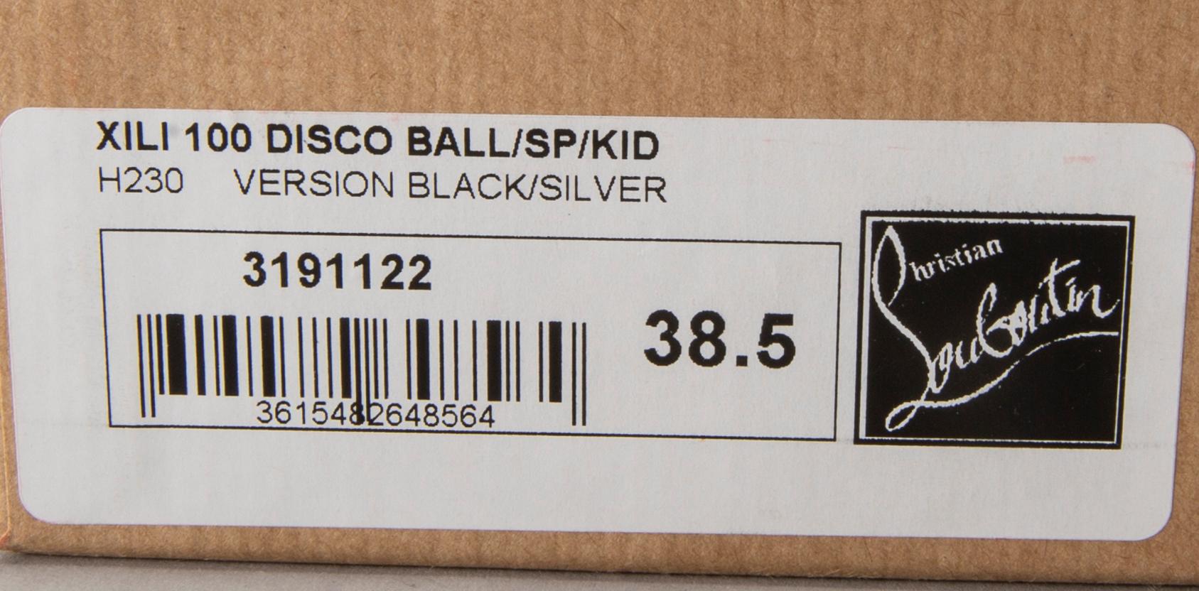SANDALETTER, Christian Loboutin,  "Xili Disco Balls", storlek 38,5.