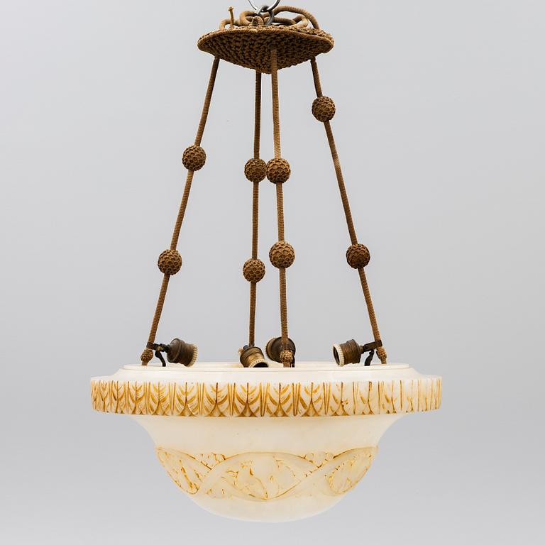 Ceiling lamp, early 20th century.