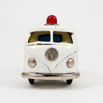 BANDAI, "Volkswagen Ambulance" samt "Volkswagen Pickup", Japan, 1960-tal.