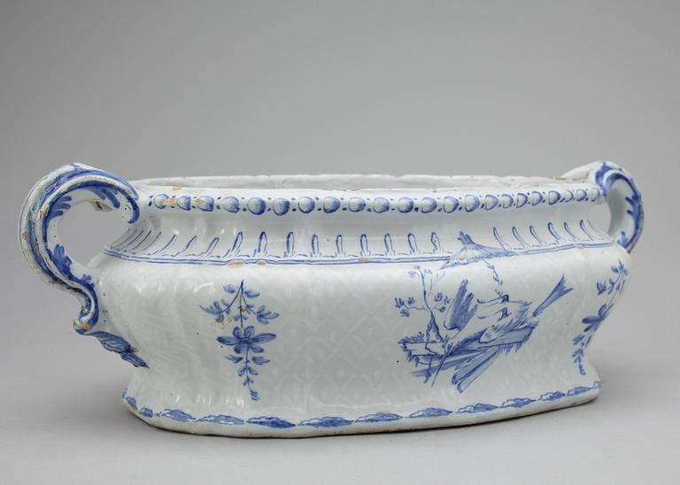 SKÅL, fajans, Rörstrand, 1700-tal.