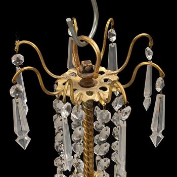 A chandelier, late 19th Century.