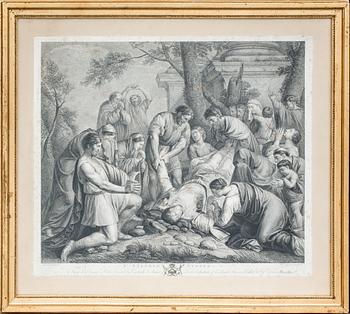 FRANÇOIS GERMAIN ALIAMET, "St STEPHEN STONED.