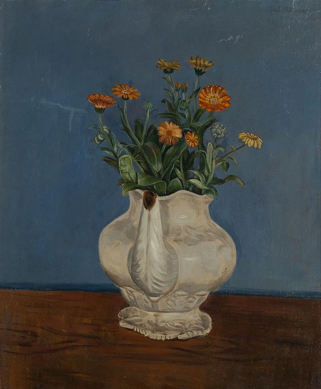 Axel Nilsson, Stilleben med ringblommor.