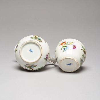 A Meissen Tete a Tete service, 19th Century. (6 pieces).