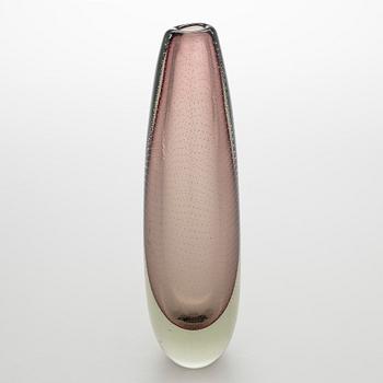 Gunnel Nyman, A glass vase model 'GN 25', signed G. Nyman Nuutajärvi Notsjö.