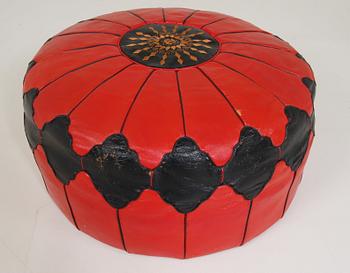 SITTPUFF, skinn. 1960-tal.