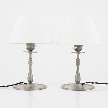 Firma Svenskt Tenn, a pair of table lamps, Stockholm 1925-27.