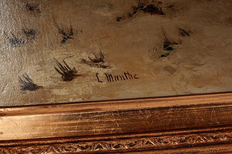 LUDVIG MUNTHE, oil on canvas, signed.