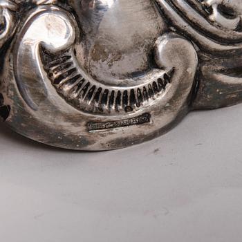 LJUSSTAKAR, ett par, silver, Åbo, 1963.