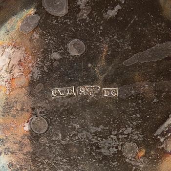 Gräddkannor 4 st silver Sverige 1800-tal.