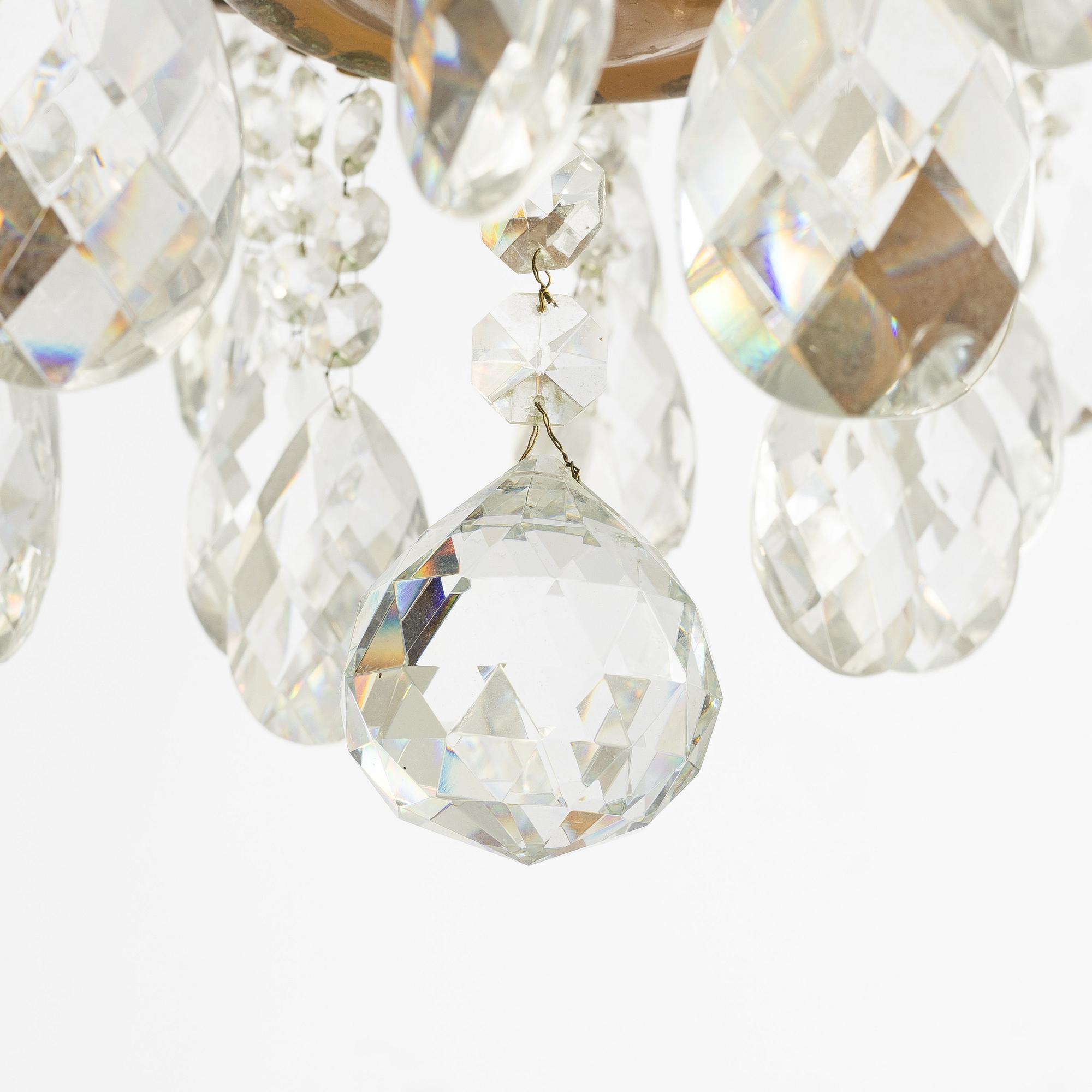 Chandelier, second half of the 20th century.