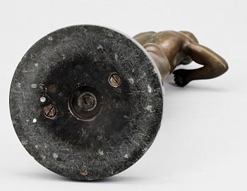 OKÄND KONSTNÄR, skulptur, brons, 1900-tal.