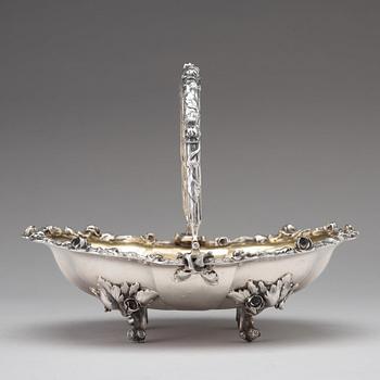 Fruktkorg, silver, oidentifierad mästare, S:t Petersburg 1861,