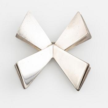 Nanna Ditzel, Georg Jensen, brooch, silver, Denmark, after 1945.