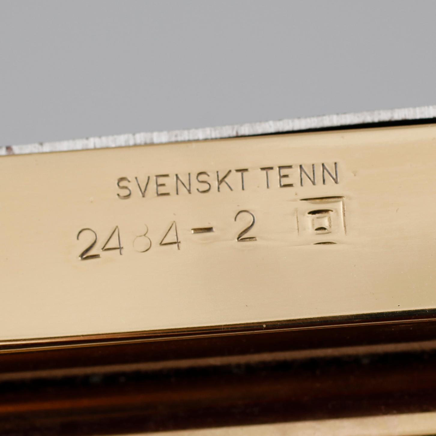 VÄGGLAMPA, mässing, Josef Frank, Firma Svenskt Tenn, modell 2484-2.