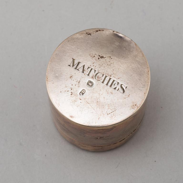 SAMLING SILVERFÖREMÅL, 5 stycken, bland annat Cornelius Saunders & Francis Shepard, Birmingham, England, 1897.