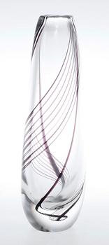 VAS, glas, Vicke Lindstrand, Kosta, 1950/60-tal.