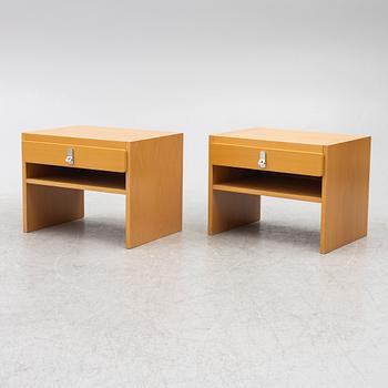 Antonio Gioia, bedside tables, a pair, "Avanti", DUX, second half of the 20th century.