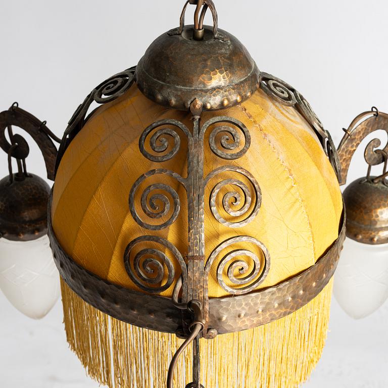 Taklampa, jugend, tidigt 1900-tal.