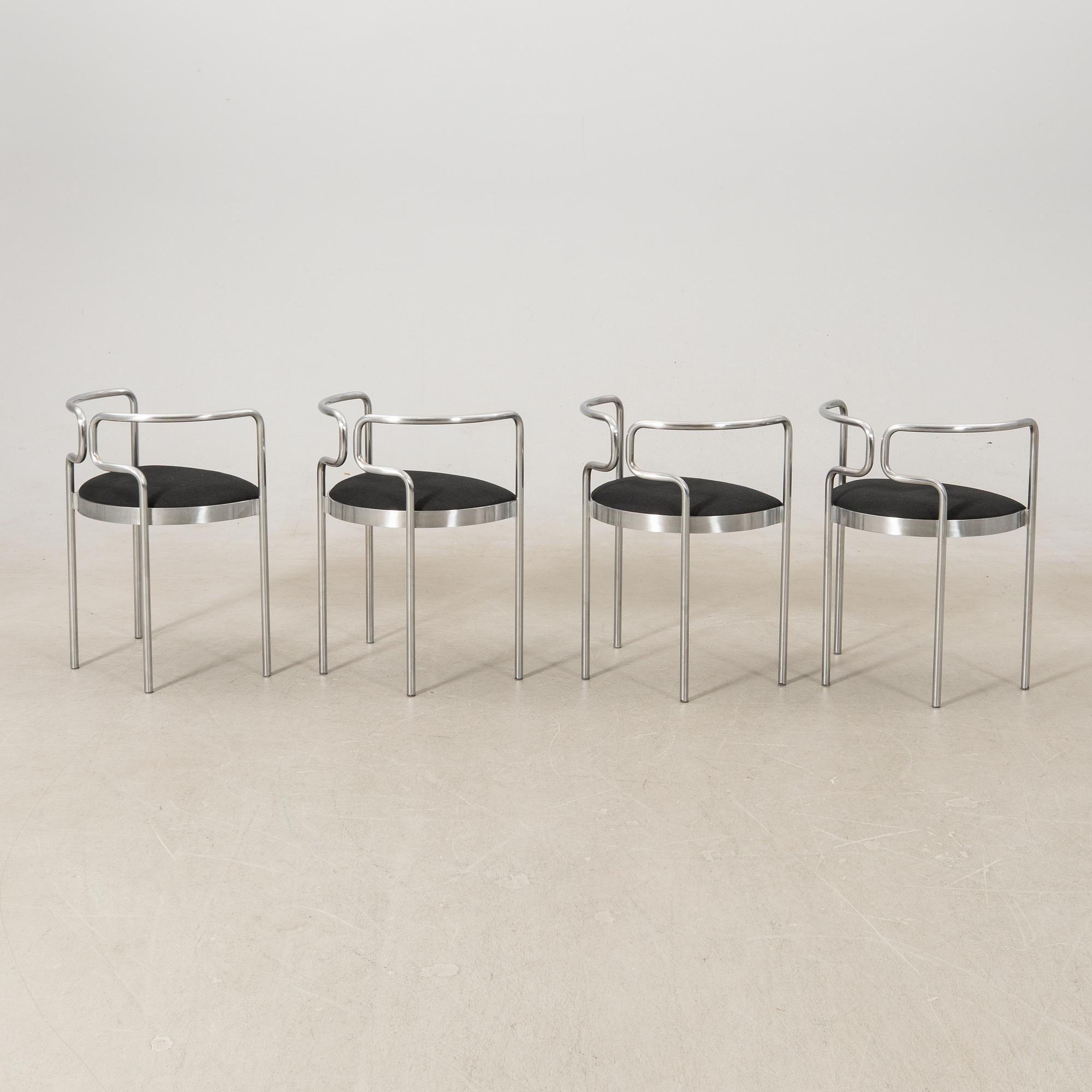 Henning Larsen, chairs, 4 pcs, model 9230, Fritz Hansen, Denmark, 1986.