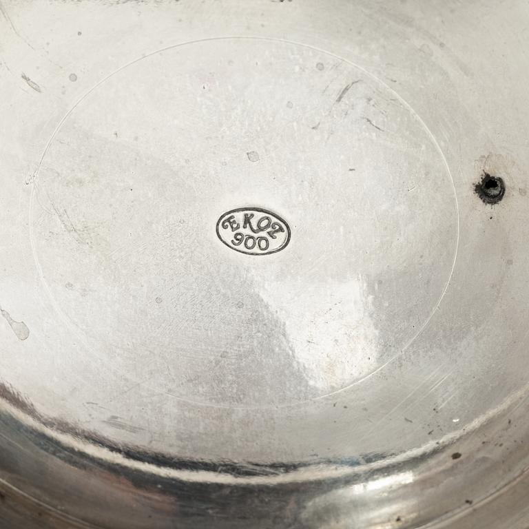 Vase / outer casing, silver, Rococo style, 20th century.