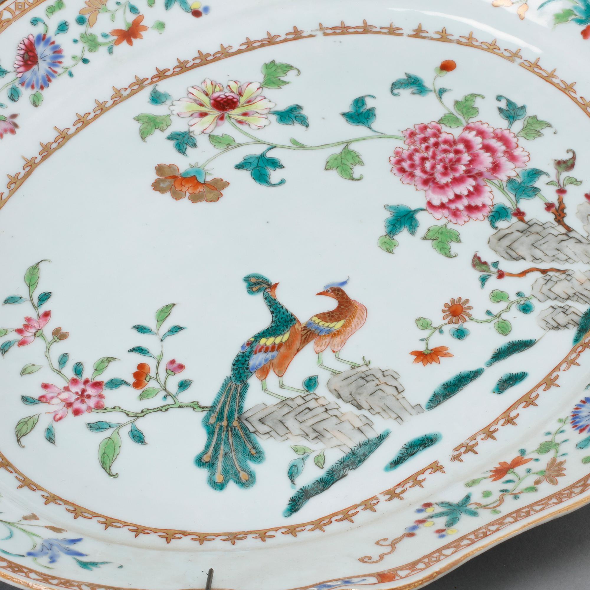 STEKFAT, porslin, Kina, Qianlong, 1700-tal.
