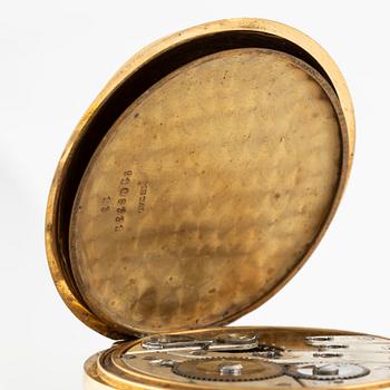 Fickur, savonett, 18K guld, 51,5 mm.